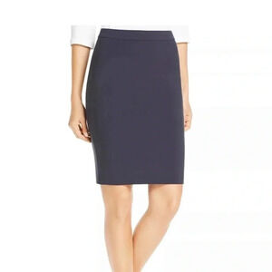 Hugo BUSCATI COLLECTION PENCIL‎ SKIRT NAVY BLUE IN COLOR SIZE 2